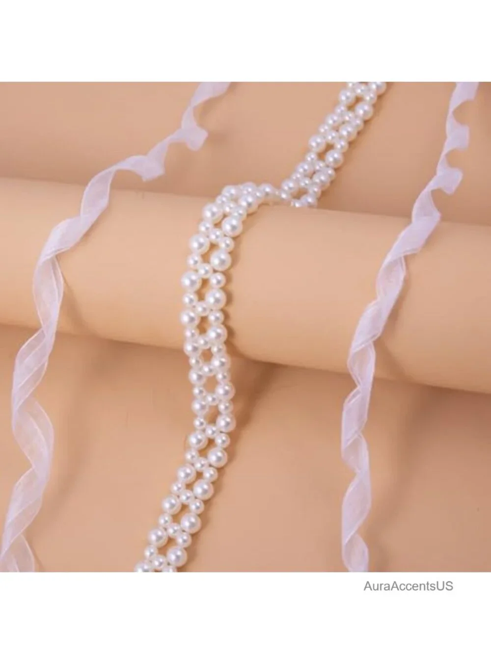 Pearl Sash Belt Wedding Rhinestone Belt Satin Ribbon Bridal Belt for Dress